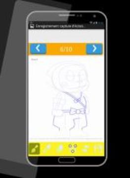 learn to draw Ninja Hattori游戏截图5