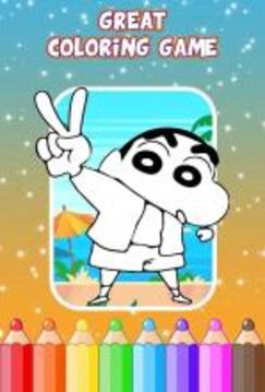 Shinchan Coloring Game游戲截圖1