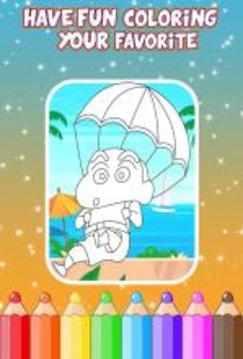 Shinchan Coloring Game游戲截圖3