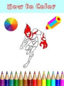 Coloring Ultimate Alien Book游戲截圖3