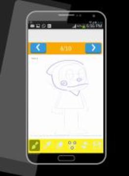 learn to draw Ninja Hattori游戲截圖4