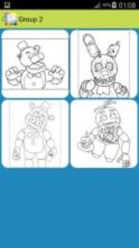 Five Nights Coloring Book FNAF游戲截圖5