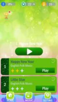Piano Green Tiles游戲截圖2