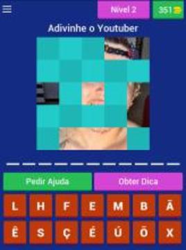 Quiz Canais do Youtubers游戲截圖2