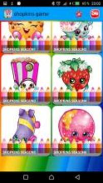 coloring game of shopking girl游戲截圖4