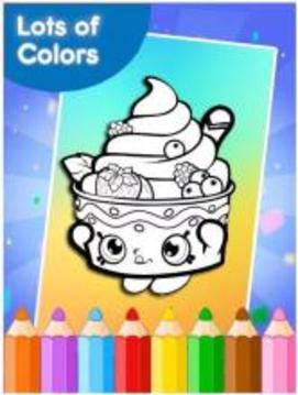 coloring book for shopking kid游戲截圖2