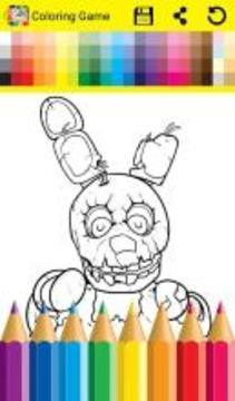 Coloring Game Five Nights游戲截圖3