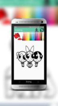 Coloring for Powerpuff游戲截圖3