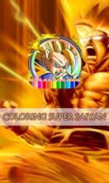 Coloring Super Saiyan 2游戲截圖3