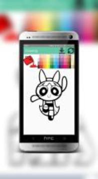 Coloring for Powerpuff游戲截圖2