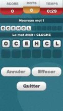Mots Mélangés Fran?ais游戲截圖3