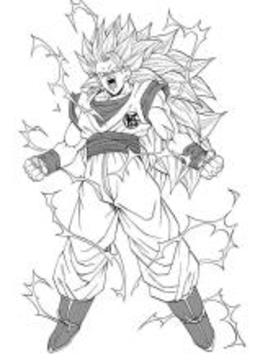 Coloring Super Saiyan 2游戲截圖2
