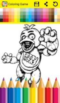 Coloring Game Five Nights游戲截圖2