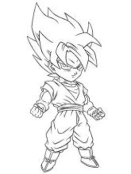 Coloring Super Saiyan 2游戲截圖4