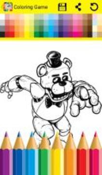 Coloring Game Five Nights游戲截圖1