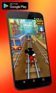 Mickey and Minnie Subway Surfer 3D游戲截圖2