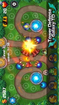 Tower Defense: Galaxy TD游戲截圖2
