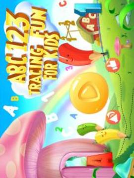 ABC 123 Tracing Fun For Kids游戲截圖4