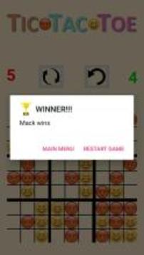 Ultimate Emoji Tic Tac Toe游戲截圖4