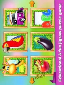 Baby Wooden Jigsaw Puzzle游戲截圖3