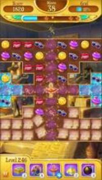 Cleopatra Gifts: Match3 Puzzle游戲截圖1