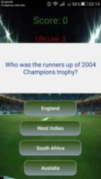Champions Trophy Quiz游戲截圖2