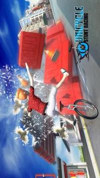 單輪四方形特技賽車游戲截圖3