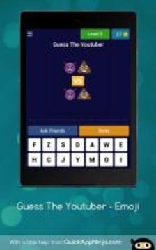 Guess The Youtuber - Emoji游戲截圖2