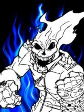 The Ghost Ride Coloring Book游戲截圖2