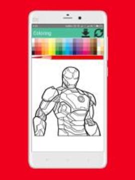 Coloring Super Hero Books游戲截圖3