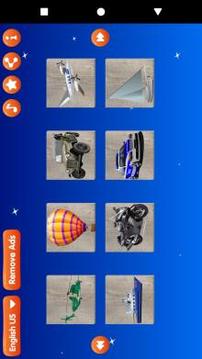 Vehicles Puzzle Kids Games游戲截圖1