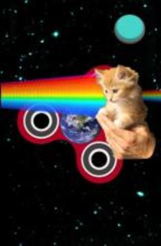 Fidget Spinner: Cats in Space游戲截圖1