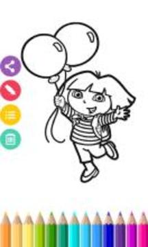 Princess Coloring Book - dora游戲截圖4