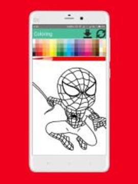 Coloring Super Hero Books游戲截圖2