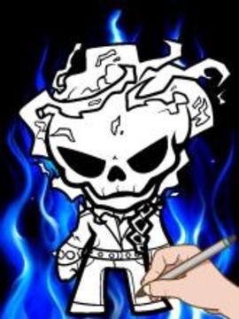 The Ghost Ride Coloring Book游戲截圖1