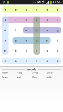 Afrikaanse Woord Soek游戲截圖2