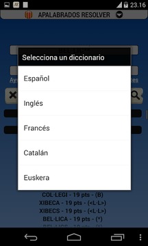 Apalabrados Resolver (espa?ol)游戲截圖2