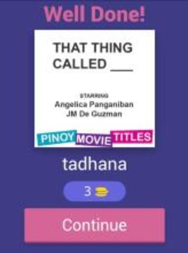 Pinoy Movie Titles Quiz游戲截圖5