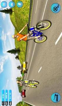 Bicycle Rider Traffic Race 17游戲截圖5