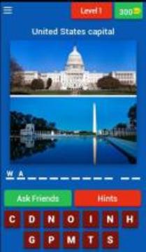 World Capitals City Quiz游戲截圖1
