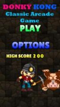 Monkey Kong Classic Arcade游戲截圖1