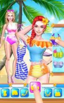 Summer Girl! Beach PARTY Salon游戲截圖2