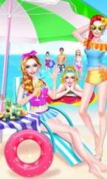 Summer Girl! Beach PARTY Salon游戲截圖1