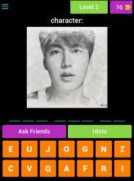 Guess the Korean actors游戲截圖4