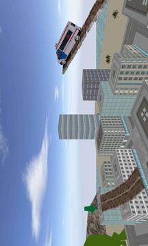 Ambulance Rooftop Parking游戲截圖4