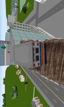 Ambulance Rooftop Parking游戲截圖1