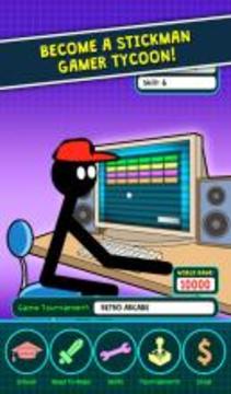 Stickman Gamer Tycoon游戲截圖1