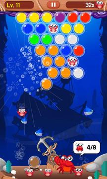 Bubble Shoot :Baby Crab Rescue游戲截圖3