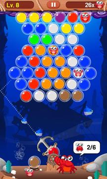 Bubble Shoot :Baby Crab Rescue游戲截圖2