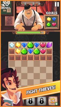 Stolen Jewels: Match 3 Puzzle游戲截圖3
